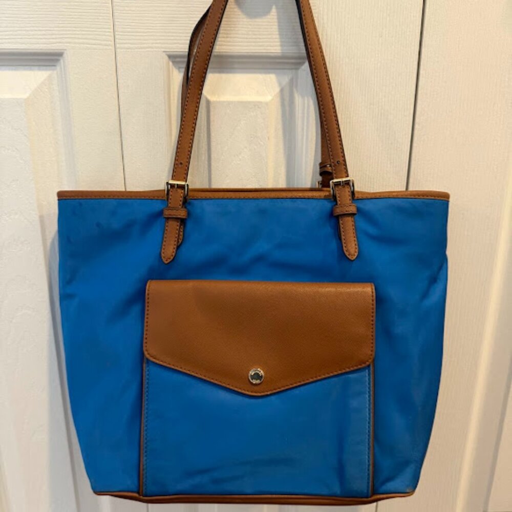 Michael Kors Jet Setter Jewel Blue tote